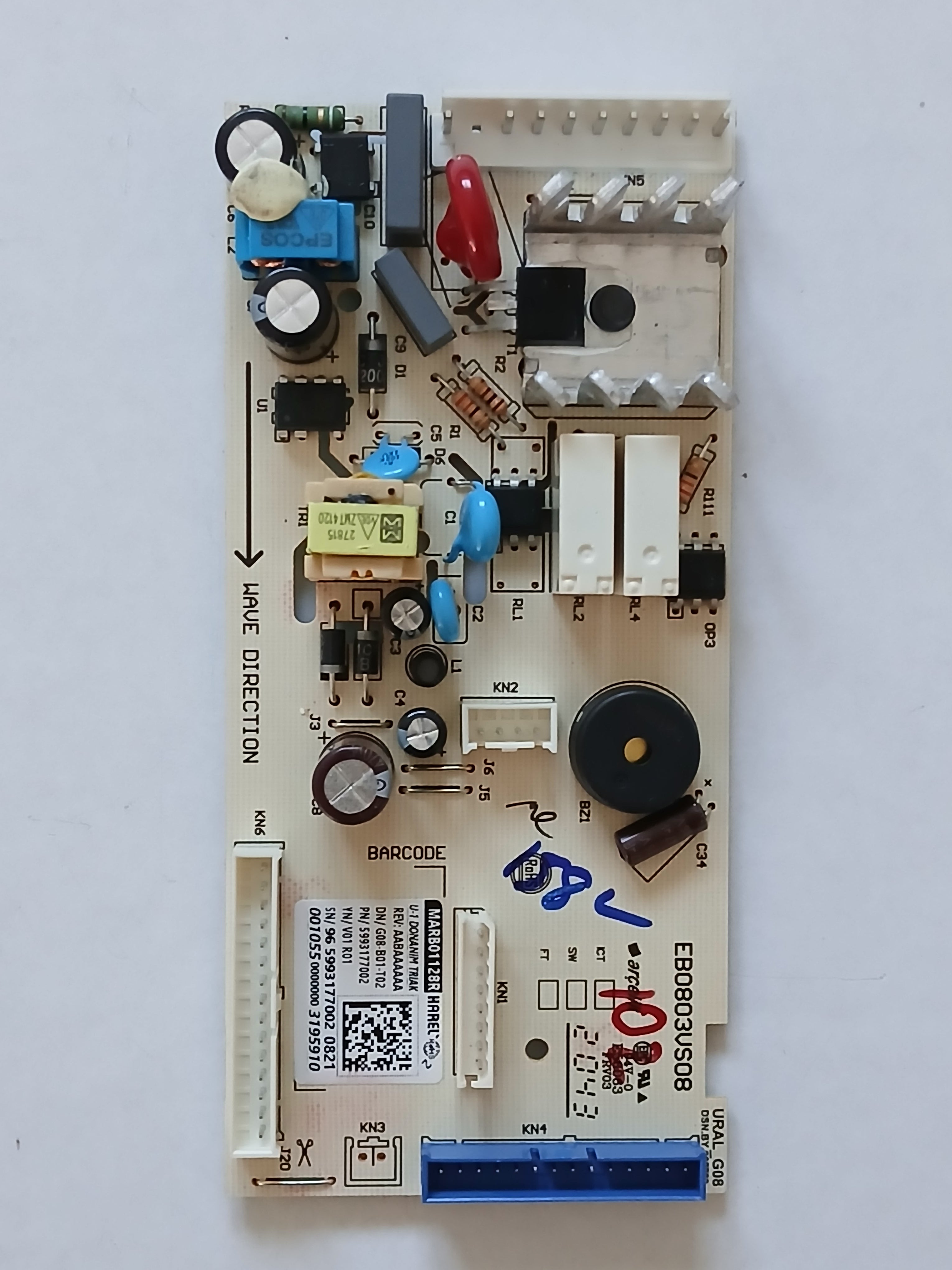 Carte d'alimentation réfrigérateur BEKO BSSA315E3SFN