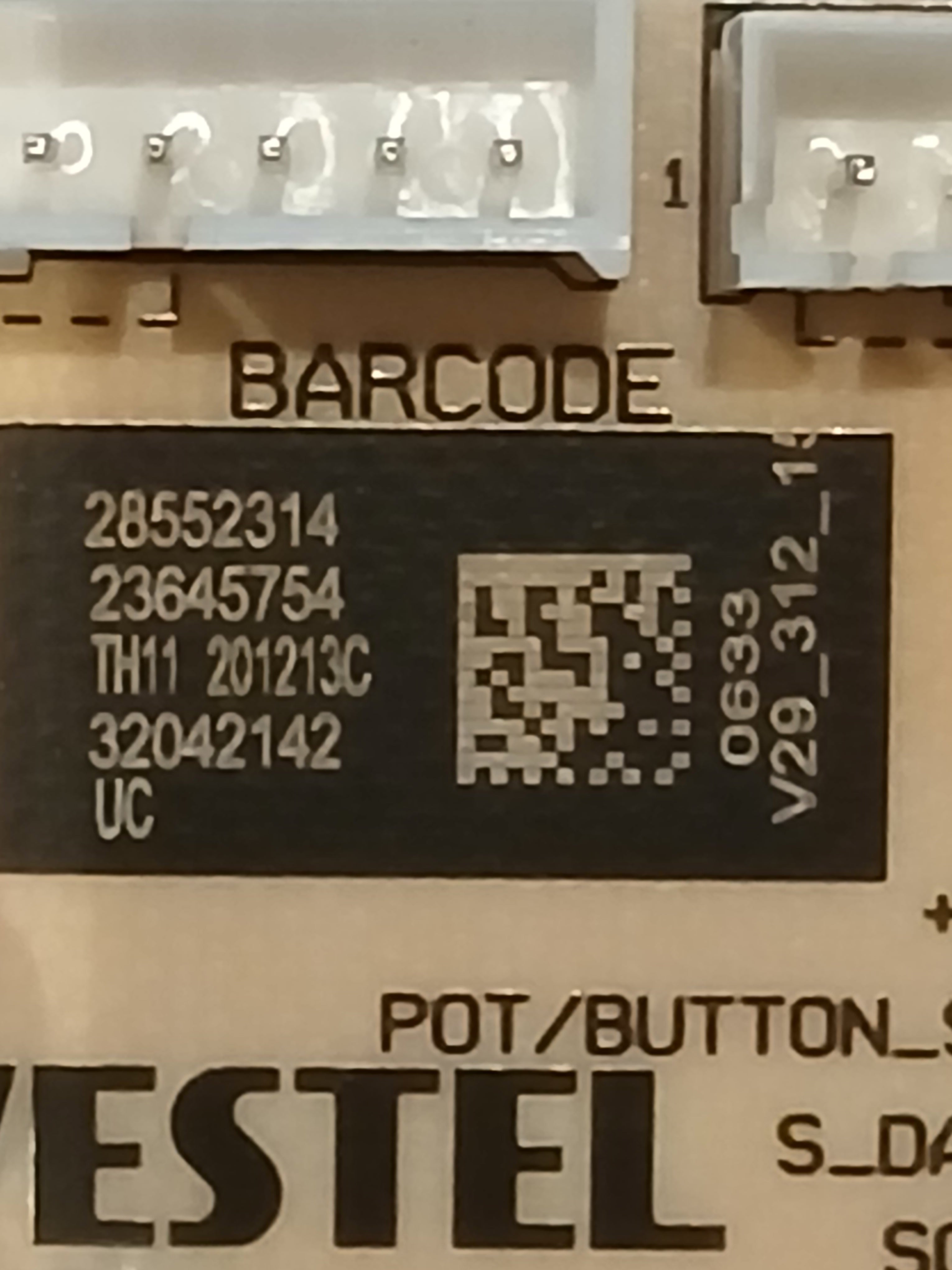 Carte d'alimentation réfrigérateur SHARP SJ-L2300E01X