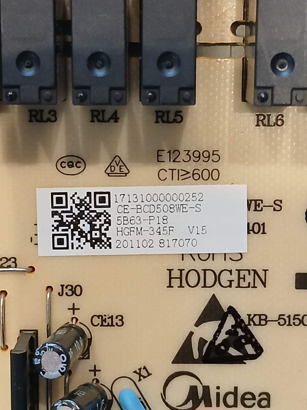 Carte d'alimentation réfrigérateur américain WINIA WFRN-M565D2S